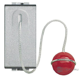 Кнопка Н.О. со шнурком
LivingLight,  LivingLight AIR,  без подсветки,   цвет - алюминий,  пластмасса,  NT4033,  BTicino
 - PULSAL.RU