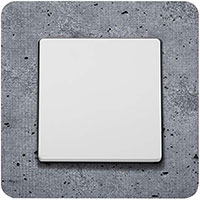 Berker Q.7, Бетон текстурированный/Полярная белизна