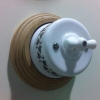 Выключатель Лизетта Декор, Керамика,  Цвет: D 1/1