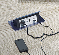 Встраиваемые выдвижные розеточные блоки Donel серии DDSB