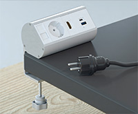 Настольный розеточный блок Donel Ovaledesign