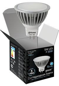 Лампа Gauss Black полусфера