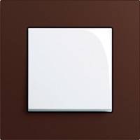 GIRA, Esprit, Цвет: Коричневый Linoleum-Multiplex / Белый глянцевый