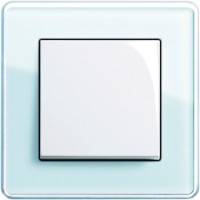 GIRA, Esprit, Цвет: Салатовое стекло Glass C / Белый глянцевый