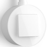 GIRA, Studio, Накладной монтаж, Цвет: белое стекло