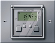 Электронный таймер, Gira TX_44, Цвет: Алюминий