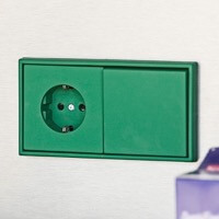 JUNG, LS 990 Les Couleurs® Le Corbusier, Цвет: 32050 vert foncé