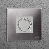 Терморегулятор Simon 27 play, Цвет: Нержавеющая сталь