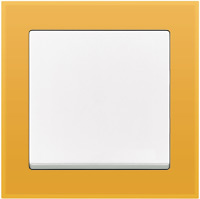 ABB, Busch-axcent PUR, Цвет: Стекло Солнечный свет / Sun