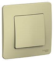 Выключатель скрытого монтажа Schneider Electric, Blanca, Цвет: Бежевый