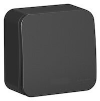 Выключатель открытого монтажа Schneider Electric, Blanca, Цвет: Антрацит