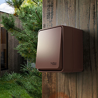 Выключатель, Schneider Electric, Atlas Design Profi 54, Цвет: Коричневый