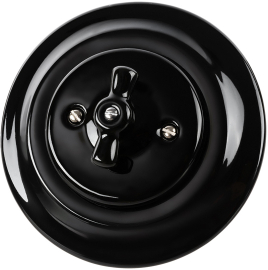 Переключатель перекрестный
Болонь,   цвет - черный,  фарфор / керамика,  SQ1820-0215,  TDM
 - PULSAL.RU