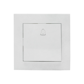 Кнопка Н.О. с символом "Звонок"
Валенсия,  одноклавишный,   цвет - белый,  пластмасса,  EWV10-026-10,  EKF
 - PULSAL.RU