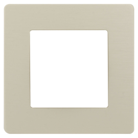 Рамка Сатин
Эра 12,  1 пост,   цвет - слоновая кость сатин,  вертикальная,  горизонтальная,  пластмасса,  Б0052500,  12-5101-02,  ЭРА
 - PULSAL.RU