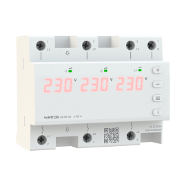 Реле напряжения 3P+N Relay welrok, 3НО, 50А, 220В AC, D6-50 red, Welrok - PULSAL.RU