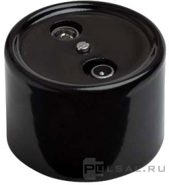 Розетка оконечная
Лизетта,  телевизионная (TV),  спутниковая (SAT),  радио (R),  двойная,   цвет - черный,  фарфор / керамика,  B1-305-03,  Bironi
 - PULSAL.RU