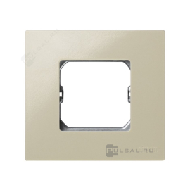 Рамка-база
Simon 27 play,  1 пост,   цвет - слоновая кость,  вертикальная,  горизонтальная,  пластмасса,  2700610-031,  Simon
 - PULSAL.RU