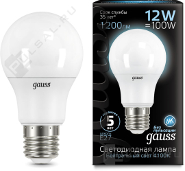 Лампа
светодиодная
Black,   цоколь - E27,   мощность - 12Вт,   световой поток - 1200Лм,   цветовая температура - 4100К,  не диммируется,  102502212,  Gauss - PULSAL.RU Лампа
светодиодная
Black,   цоколь - E27,   мощность - 12Вт,   световой поток - 1200Лм,   цветовая температура - 4100К,  не диммируется,  102502212,  Gauss - PULSAL.RU