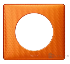 Рамка
Celiane,  1 пост,   цвет - оранж пунктум,  вертикальная,  горизонтальная,  металл,  068761,  0 687 61,  Legrand
 - PULSAL.RU