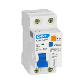 Автомат дифференциального тока NB pro, 1+N полюс, 20А, C, 4,5 кА,  тип - AC, 30 мА, 105543 Chint, CHINT - PULSAL.RU