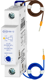 Контактор модульный КМ-12 AC230В УХЛ4 Меандр защита и реле, 1НО, 63А, 220В AC, КМ-12 AC230В, МЕАНДР - PULSAL.RU