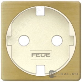 Накладка без винта (защелкивается)
Barcelona,  Madrid,  San Sebastian,  Sevilla,  Toledo,  Vintage Wood,  Vintage Corinto,  Vintage Tapestry,  Vintage Porcelain,  Crystal De Luxe,  Siena,  Firenze,  Granada,  Emporio,  Sanremo,  Belle Epoque,  San Sebastian Surface,  Roma Surface,  Smalto italiano,  со шторками,  с заземлением,  одинарная,  винтовые клеммы,   цвет - бежевый, патина матовая (matt patina),  металл,  FD04335PM-A,  FEDE
 - PULSAL.RU