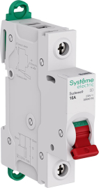 Выключатель нагрузки (рубильник) Systeme9 Systeme9, 1 полюс, 16А, S9S40116, Systeme Electric - PULSAL.RU