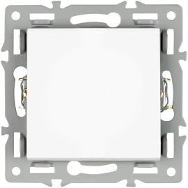 Переключатель
PRESTO,  GLARE,  VERSA,  одноклавишный,  без подсветки,   цвет - белый,  пластмасса,  043714 ARL,  043714,  Аrlight
 - PULSAL.RU