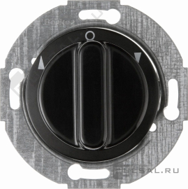 Жалюзийный поворотный выключатель
1930,  Glas,  без фиксации,  без подсветки,   цвет - черный глянцевый,  пластмасса,  381213,  3812 13,  Berker
 - PULSAL.RU