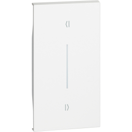 Клавиша (стрелки "влево/вправо")
Living Now,  без фиксации,  без подсветки,   цвет - белый,  пластмасса,  KW05M2V,  BTicino
 - PULSAL.RU