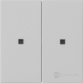 Накладка 2-х клавишная для диммера и выключателя System 3000
E2,   цвет - серый матовый,  пластмасса,  5362015,  5362 015,  Gira
 - PULSAL.RU