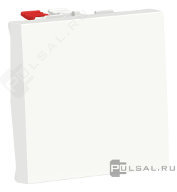 Переключатель
Unica System+,  Unica New Studio modular,  одноклавишный,  без подсветки,   цвет - белый,  пластмасса,  NU320318,  Schneider Electric
 - PULSAL.RU