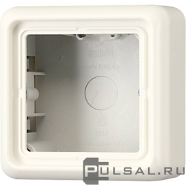 Накладная коробка c рамкой
CD 500,   цвет - слоновая кость,  пластмасса,  CD581AW,  CD 581 A W,  JUNG
 - PULSAL.RU