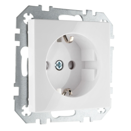 Розетка
Epsilon,  Retro Liregus,  со шторками,  с заземлением,  одинарная,  безвинтовые клеммы,   цвет - белый,  пластмасса,  IKL16-214-01.E/B,  28-0163,  LIREGUS
 - PULSAL.RU
