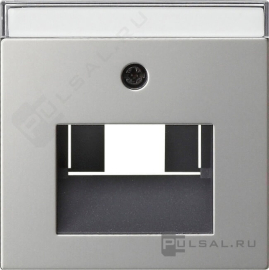 Накладка с полем для надписи
E2,  одинарная,  двойная,   цвет - нержавеющая сталь,  металл,  0284600,  0284 600,  Gira
 - PULSAL.RU