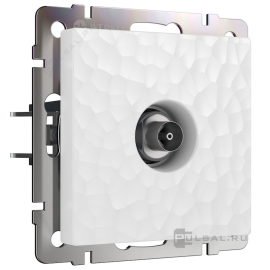 Розетка оконечная
Hammer,  телевизионная (TV),  одинарная,   цвет - белый,  пластмасса,  W1283001,  a052036,  Werkel
 - PULSAL.RU