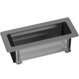 Настольный встраиваемый розеточный блок Static
Лючки DDSB,  для столов и мебели,  3 поста,  6 модулей,   цвет - серебро,  металл,  DDSB6SS,  Donel
 - PULSAL.RU