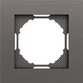 Рамкa
A07,  1 пост,   цвет - титан матовый,  вертикальная,  горизонтальная,  пластмасса,  DE21145,  Donel
 - PULSAL.RU