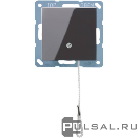 Выключатель со шнурком
A VIVA,  A creation,  A 550,  A flow,  без подсветки,   цвет - черный,  пластмасса,  A506BFNUZSW,  A 506 BF NUZ SW,  JUNG
 - PULSAL.RU