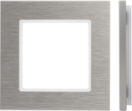 Рамкa Classic
Epsilon,  1 пост,  вертикальная,  горизонтальная,  металл,  K14-245-01.E/SSA,  28-2271,  LIREGUS
 - PULSAL.RU