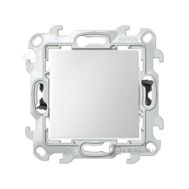 Выключатель Push&Go
Simon 24 Harmonie,  одноклавишный,  без подсветки,   цвет - алюминий,  пластмасса,  2420101-033,  Simon
 - PULSAL.RU