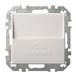 Выключатель карточный
Epsilon,  Retro Liregus,  с подсветкой,   цвет - белый,  пластмасса,  IVKJ2.10-204-01.E/B,  LIREGUS
 - PULSAL.RU