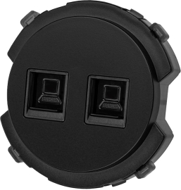 Розетка компьютерная RJ45 Cat.5 (UTP)
Байкал,  двойная,   цвет - Агат,  пластмасса,  SQ1819-0216,  TDM
 - PULSAL.RU