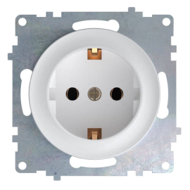 Розетка электрическая
Garda,  Florence,  без шторок,  с заземлением,  одинарная,  винтовые клеммы,   цвет - белый,  пластмасса,  1E10201300,  2172765,  OneKeyElectro
 - PULSAL.RU