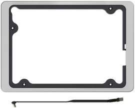 Рамка-держатель настенный для iPad 10,9-11 дюймов
Eikon EVO,  Eikon EXE,  Eikon EXE Flat & Tondo,  Eikon EXE Vintage,  Arke,  Linea,  Plana,  Idea,  Neve Up,  Plana Up,   цвет - серый Next,  металл,  01430.N VIM,  01430.N,  Vimar
 - PULSAL.RU