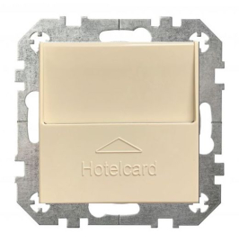 Выключатель карточный
Epsilon,  Retro Liregus,  с подсветкой,   цвет - слоновая кость,  пластмасса,  IVKJ2.10-204-01.E/S,  LIREGUS
 - PULSAL.RU