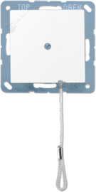 Выключатель со шнурком
A VIVA,  A 550,  A flow,  без подсветки,   цвет - белый матовый,  пластмасса,  A506BFNUZWWM,  A 506 BF NUZ WWM,  JUNG
 - PULSAL.RU