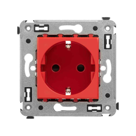 Розетка
Avanti,  со шторками,  с заземлением,  одинарная,  винтовые клеммы,   цвет - красный квадрат,  пластмасса,  4401003DKC,  DKC_4401003,  DKC
 - PULSAL.RU