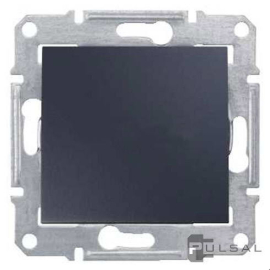 Переключатель
Sedna,  одноклавишный,  без подсветки,   цвет - графит,  пластмасса,  SDN0400170,  Schneider Electric
 - PULSAL.RU